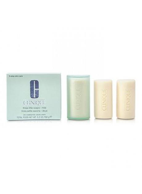 Clinique FACIAL SOAP WITH DISH Pastillas Jabón Facial 3x50g