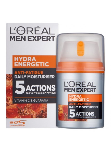 L'Oreal Men Expert HYDRA ENERGETIC Anti-Fatiga 5 Acciones 50ml