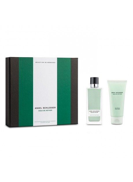 Cofre Angel Schlesser AGUA DE VETIVER Homme edt 100ml+Gel 200ml