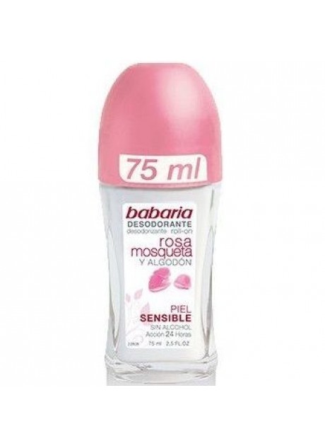 Babaria ROSA MOSQUETA Y ALGODON Desodorante Roll-On 75ml
