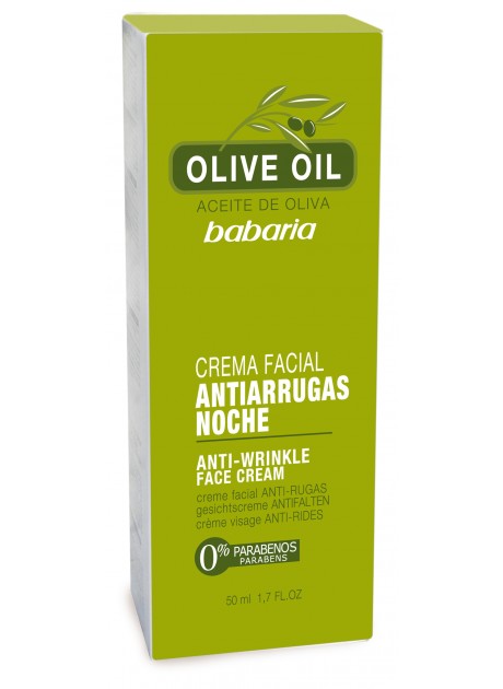 Babaria ACEITE DE OLIVA Crema Antiarrugas Noche 50ml