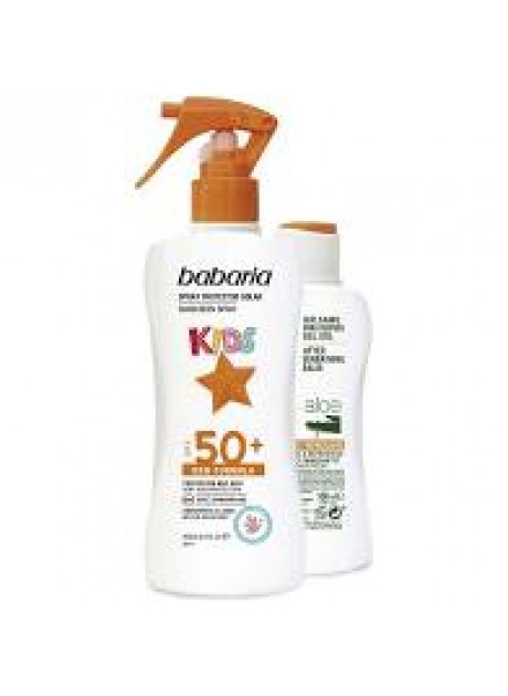 Babaria SPRAY PROTECTOR SOLAR INFANTIL spf50 200ml+Aftersun 100ml