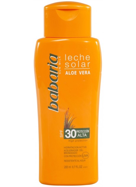 Babaria ALOE VERA LECHE SOLAR  SPF30+ 200ml
