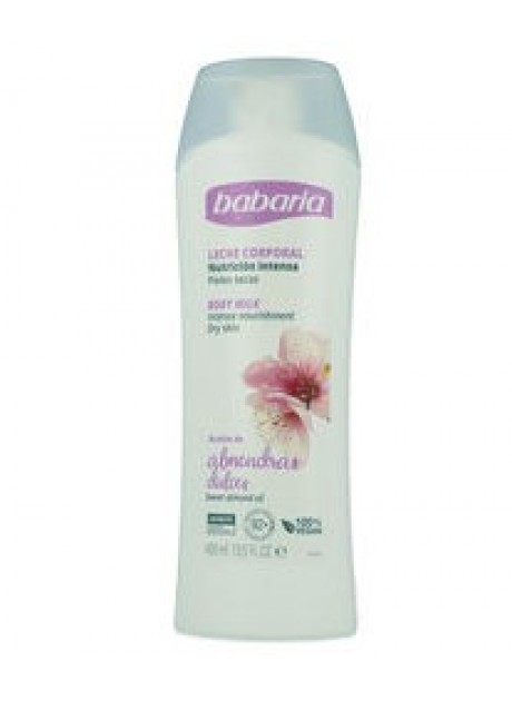Babaria ACEITE ALMENDRAS body milk piel seca 400ml