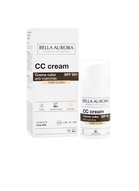 Bella Aurora CC Cream SPF50+ Crema con color Tono Claro 50ml