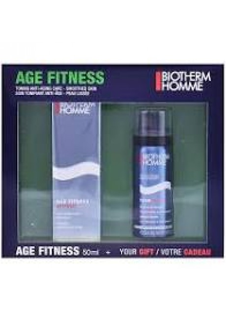 Biotherm Homme AGE FITNESS ADVANCED Gel Antiedad 50ml+Shaving Foam 50ml