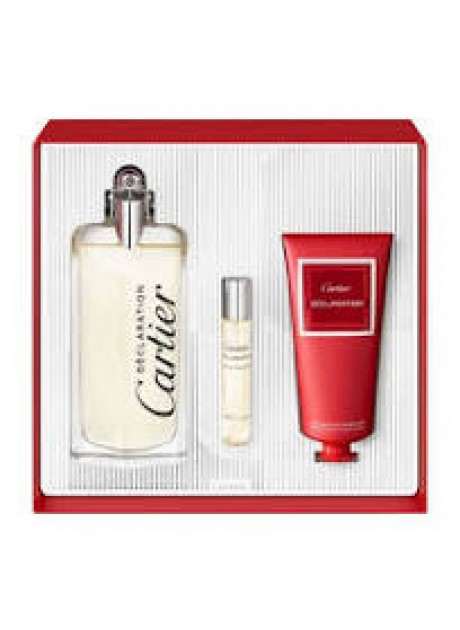 Cofre Cartier DECLARATION Men edt 100 ml+Gel 100ml+Mini 10ml