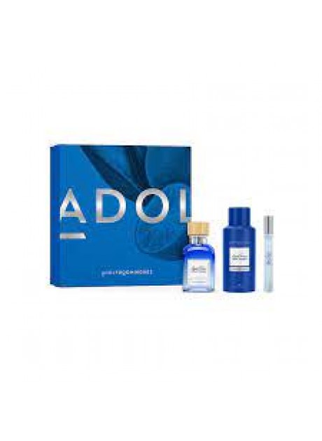 Cofre Adolfo Dominguez AGUA FRESCA LIMA TONKA Men edt 120 ml+Deo 150ml+Mini 10ml