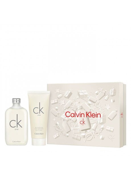 Cofre Calvin Klein CK ONE Unisex edt 200 ml+Loción Hidratante Corporal 200ml