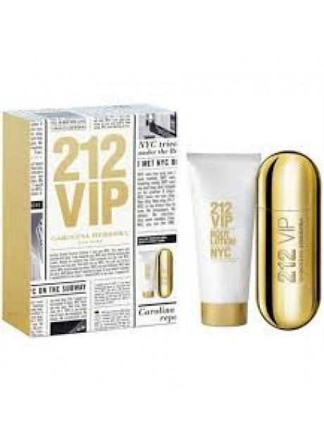 Cofre Carolina Herrera 212 VIP Woman edp 80 ml+Body 100ml