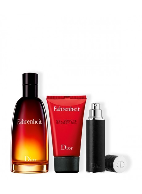 Cofre Dior FAHRENHEIT Men edt 100 ml+Mini 10ml+Gel 50ml