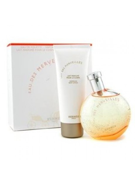 Cofre Hermès EAU DES MERVEILLES Woman edt 50ml+Body 75ml