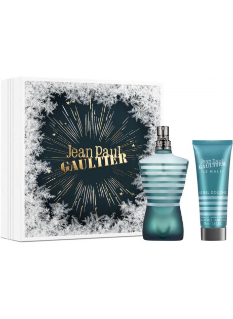 Cofre Jean Paul Gaultier LE MALE Men edt 125 ml+Gel Cuerpo y Cabello 75ml