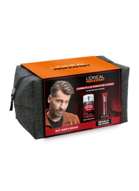 Cofre L'Oreal Men Expert VITALIFT 5 Anti-edad 50ml+Contorno ojos 15ml+Neceser