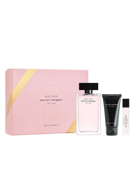 Cofre Narciso Rodriguez MUSC NOIR Woman edp 100 ml+Body 50ml+Mini 10ml