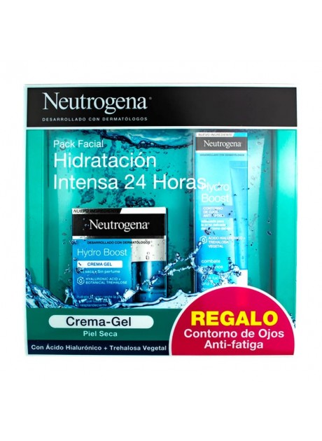 Cofre Neutrogena HYDRO BOOST Crema-Gel PS 50ml+Contorno Ojos 15ml