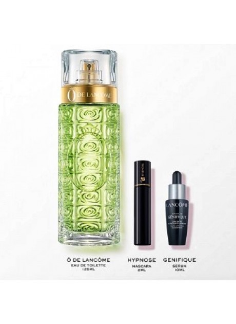 Cofre Ô de Lâncome Woman edt 125ml+Advanced Génifique Sérum 10ml+Máscara Hypnose 2ml