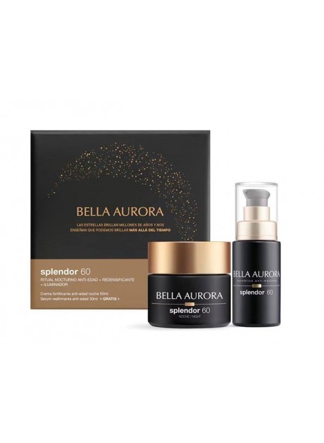 Cofre BELLA AURORA SPLENDOR +60 Crema Noche 50ml + Splendor +60 Serum 30ml