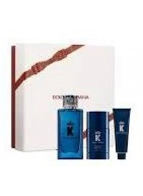 Cofre Dolce & Gabbana KING Men edp 100ml+Gel 50ml+Deo 75g
