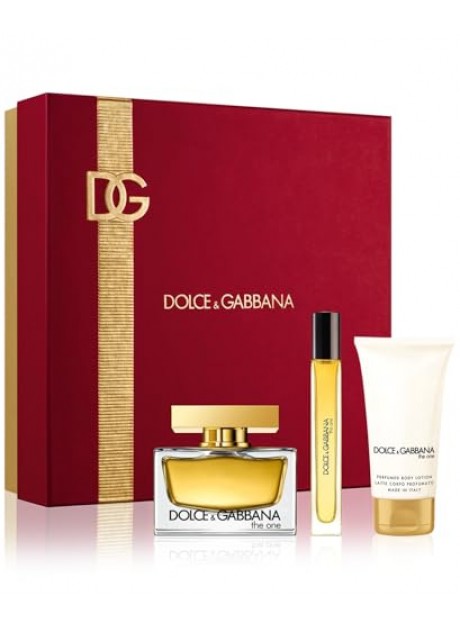 Cofre Dolce & Gabbana THE ONE Woman edp 75 ml+Body Lotion 50ml+Mini 10ml