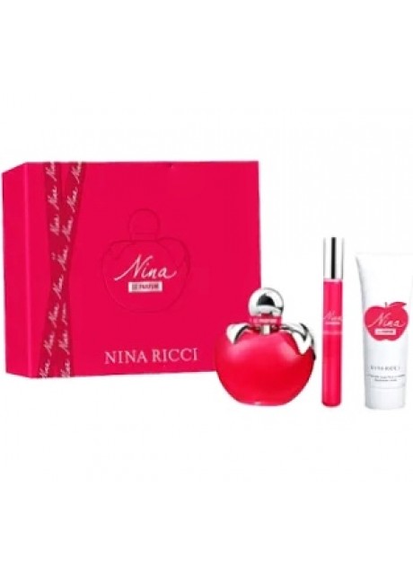 Cofre Nina Ricci NINA LE PARFUM Woman edp 80ml+Body 75ml+Roll-on 10ml