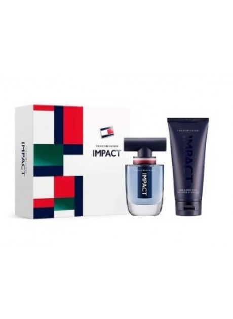 Cofre Tommy Hilfiger IMPACT Men edt 100 ml+4ml+Gel 100ml