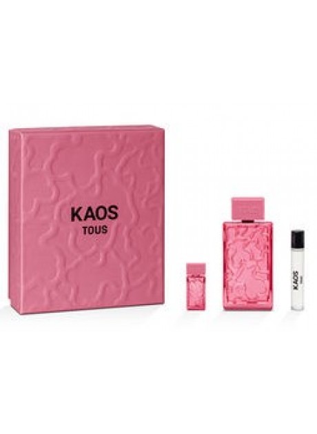 Cofre Tous KAOS Woman edp 100ml+Mini 15ml+Mini 4ml