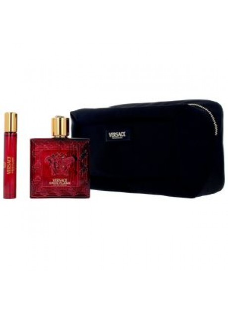 Cofre Versace EROS FLAME Men edp 100ml+Mini 10ml+Neceser
