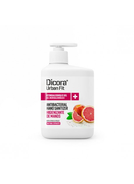 DICORA GEL HIGIENIZANTE DE MANOS CÍTRICOS Y MELOCOTÓN 500ml
