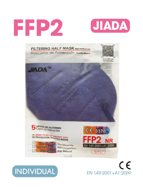 MASCARILLAS FFP2 HOMOLOGADAS 20 uds AZUL MARINO