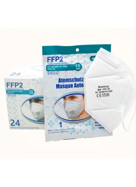 MASCARILLAS FFP2 HOMOLOGADAS 24 uds BLANCA