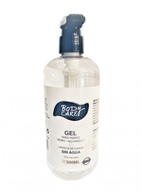 BODY CARE Gel Hidroalcohol 500 ML. 75% Alcohol