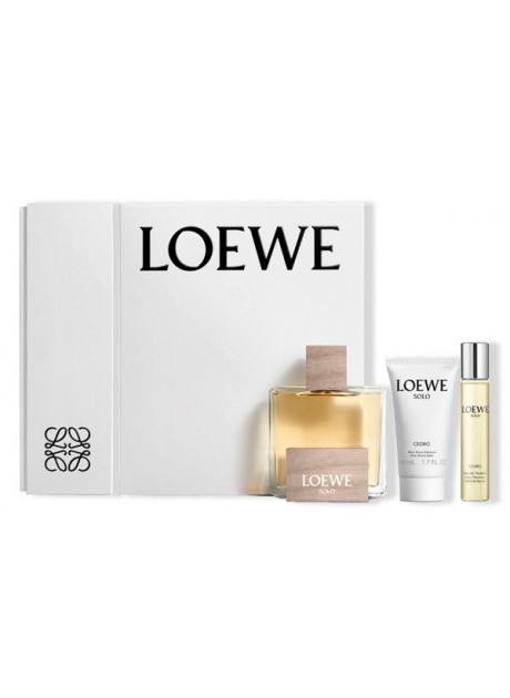 Cofre Loewe SOLO LOEWE CEDRO Men edt 100 ml+Mini 20ml+After Shave 50ml