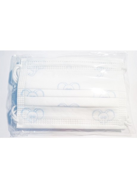 MASCARILLA PROTECTORA HIGIÉNICA INFANTIL 3 CAPAS Pack 5 uds
