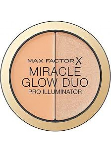 MAX FACTOR MIRACLE GLOW DUO PRO ILLUMINATOR #20-Medium 11gr