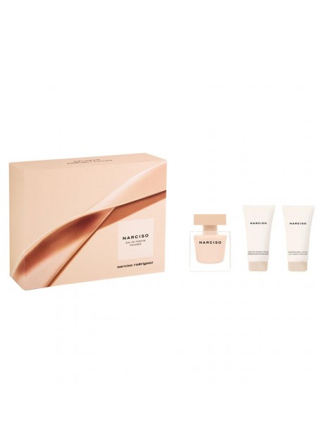 Cofre Narciso Rodriguez NARCISO Eau de Parfum Poudree Woman 50ml+Gel-Crema 50ml+Body Lotion 50ml