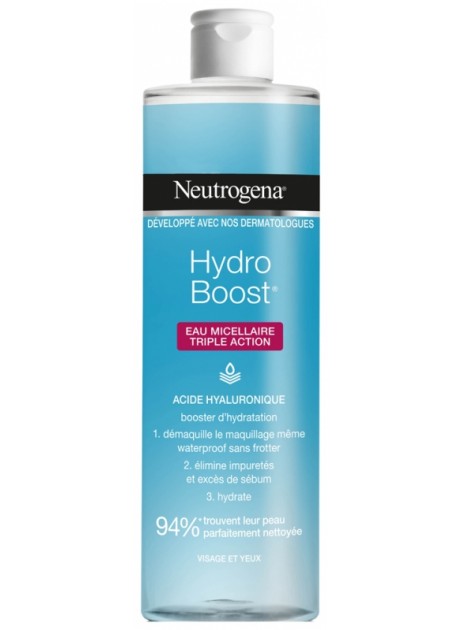 Neutrogena HYDRO BOOST agua micelar triple acción 400ml