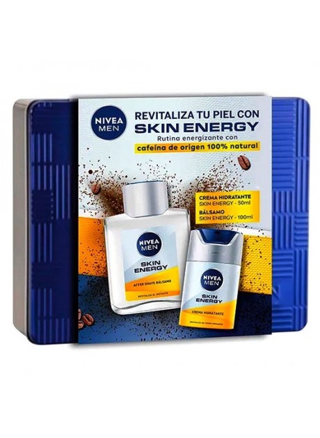 Cofre NIVEA MEN SKIN ENERGY Bálsamo 100ml+Crema SKIN ENERGY 50ml