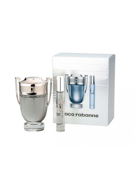 Cofre Paco Rabanne INVICTUS Men edt 100 ml+Mini edt 20ml