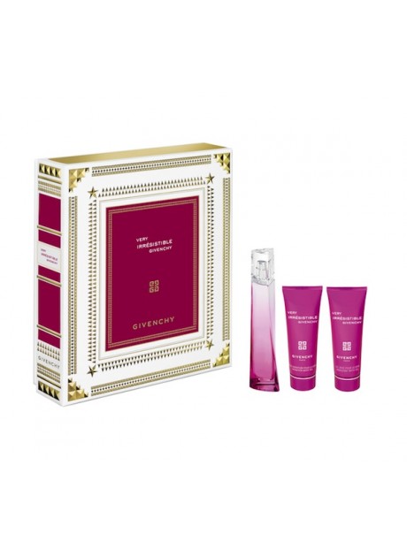Cofre Givenchy VERY IRRESISTIBLE Woman edt 50ml+Body Lotion 75ml+Gel Ducha 75ml