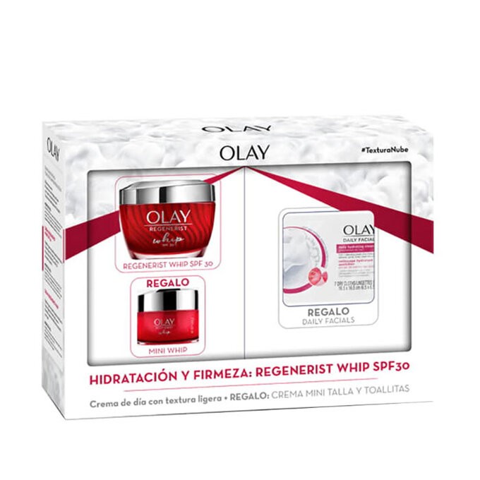 Unirse Cámara Idealmente Cofre OLAY REGENERIST WHIP Crema Día Anti-edad Spf30 50ml+Olay Regenerist WHIP 15ml+Toallitas | Precio oferta 29,9 € Unirse Cámara Idealmente Cofre OLAY REGENERIST WHIP Crema Día Anti-edad Spf30 50ml+Olay Regenerist WHIP 15ml+Toallitas | Precio oferta 29,9 €