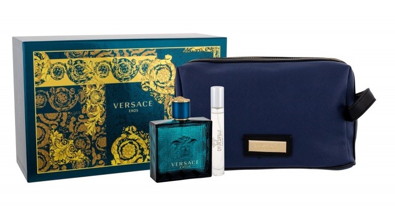 Comprar Cofre Versace EROS Hombre edt 100ml Mini edt 10ml Neceser al mejor precio