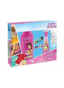 Cofre Corine de Farme PRINCESAS DISNEY edt 30ml+Gel Ducha 250ml+2 Clips+1 Pulsera Elástica+1 Marcapáginas Recortable