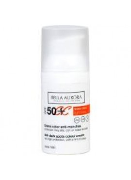 Bella Aurora CC Cream SPF50+ Crema con color Tono Claro 50ml