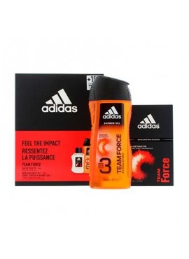 Cofre Adidas TEAM FORCE Men edt 100ml+Gel 250ml