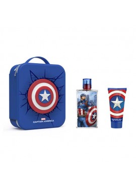 Cofre CAPITAN AMERICA edt 100ml+Gel 60ml+Neceser