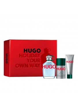Cofre Hugo Boss HUGO Man edt 125 ml+Gel Ducha 50ml+Desodorante Stick 75ml