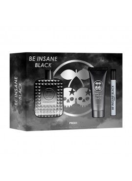 Cofre Pacha PACHA IBIZA BE INSANE BLACK Men edt 100 ml+Gel 75m+Mini 10ml