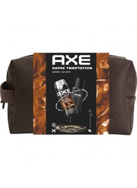 Cofre Axe DARK TEMPTATION Men edt 100ml+Deo BodySpray 150ml+Neceser