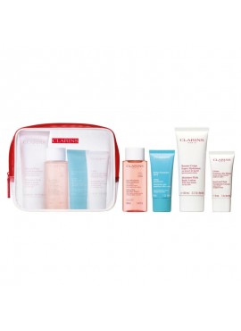 Cofre Clarins: Body Lotion 100ml+Micellar 100ml+Hydra-Essentiel Crema 30ml+Hand&Nail Crema 30ml